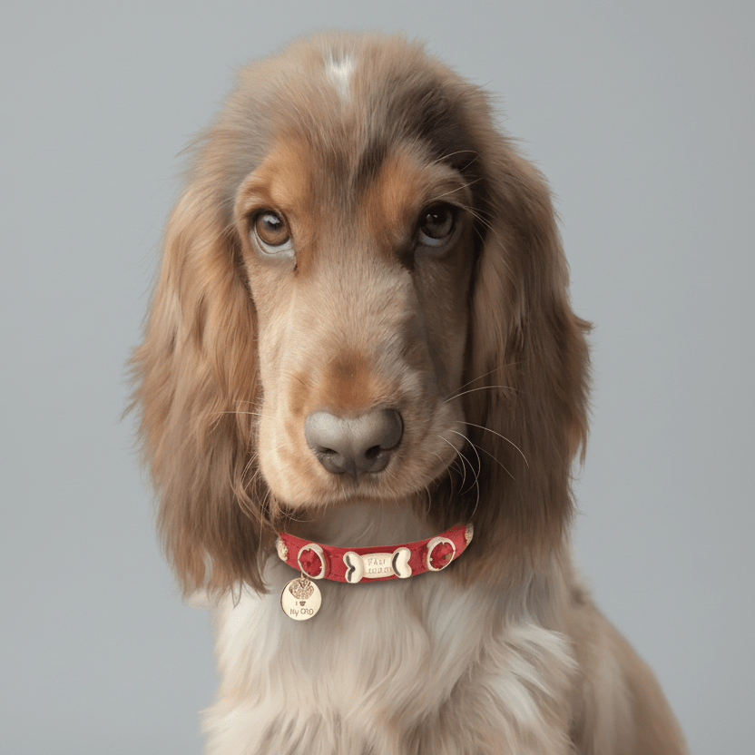 Scarlet Swarovski® Red Dog Collar 💎 - PAW LONDON