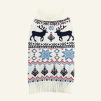 Snowflake Reindeer Christmas Dog Jumper ☃️ - PAW LONDON