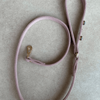 Suede Evil Eye Dog Lead | Pink 🧿 - PAW LONDON
