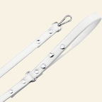White love+rock Dog Lead 🐩 - PAW LONDON