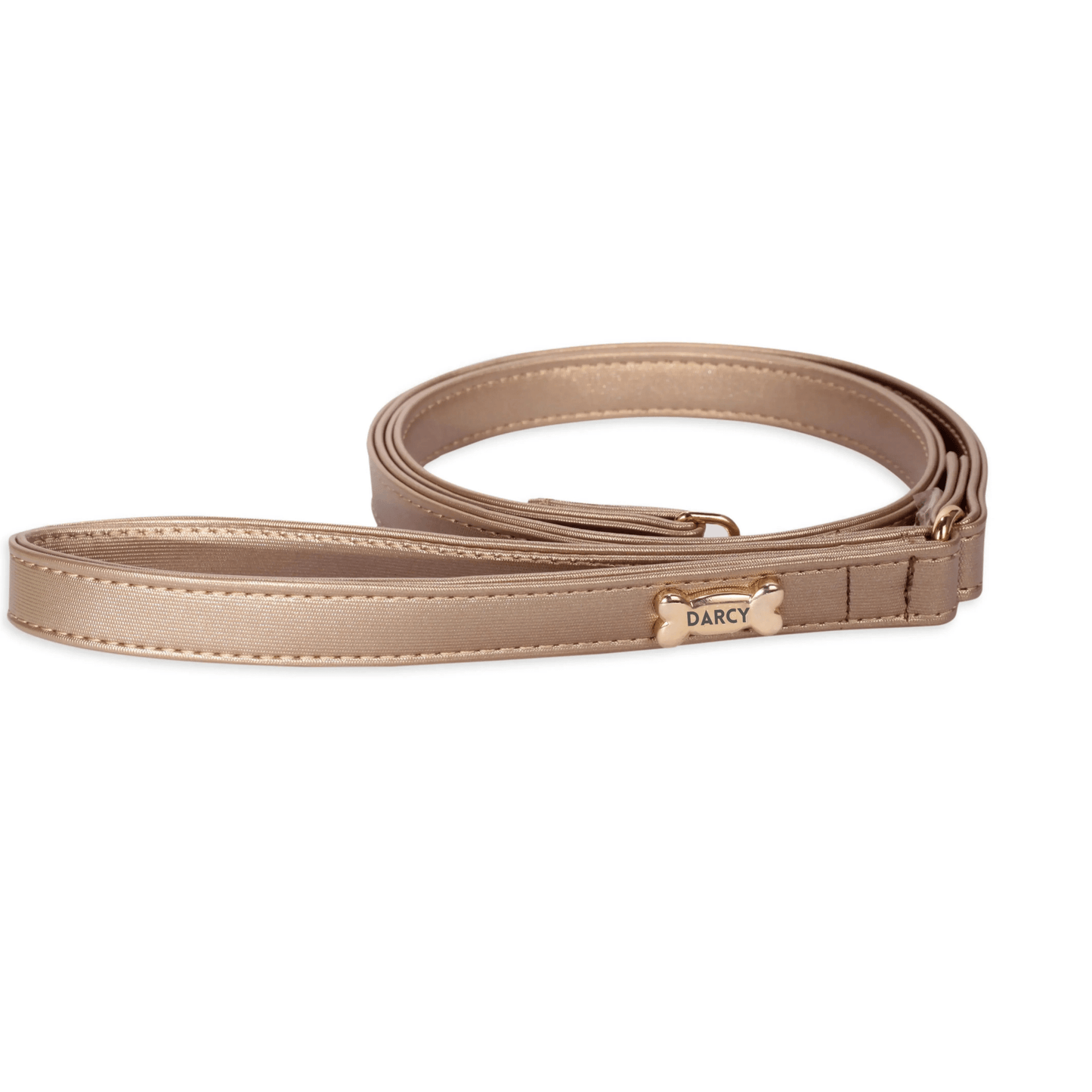 Dog Lead with Gold Plated Bone | Gold 🐾 - PAW LONDON